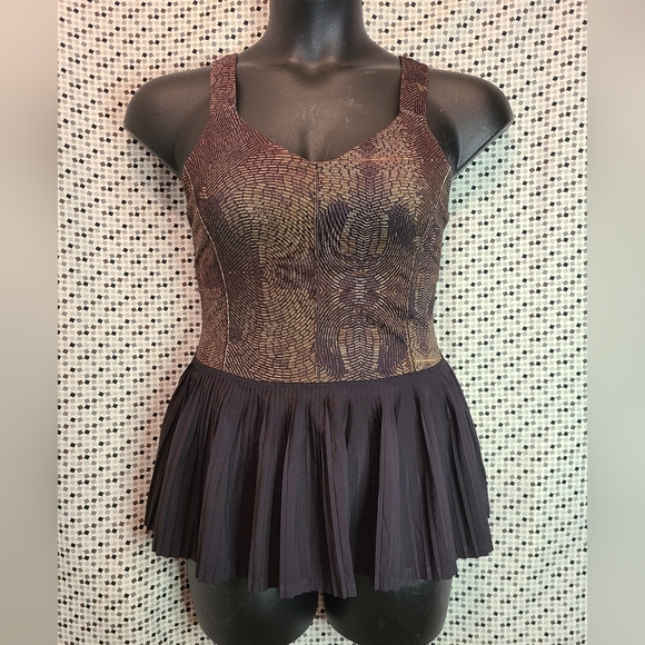 Lululemon City Tank Size 10 (m) in Golden Goddess Cashew Multi - Picture 2 of 9